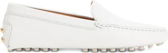 Tod's Metal Detailing Leather Gommino Loafers Shoes