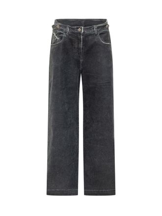 The Attico Canvas Logo Pants