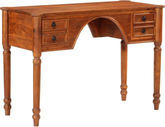 vidaXL Escritorio Con Cajones Madera Maciza De Acacia 110x50x76 Cm Vidaxl