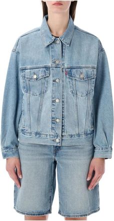 Levi's 90s Trucker Jacket - Dames - Spijkerjassen - Blauw - M - Denim - Jassen