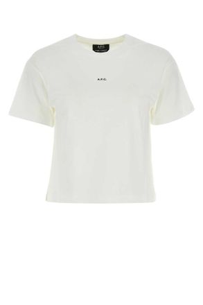 A.P.C. White cotton t-shirt