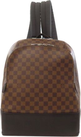 Louis Vuitton Damier Damier Canvas Ebene Damier Canvas Shoulder Bag (Pre-Owned)