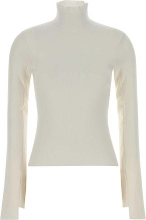 Courrèges White Viscose Blend Sweater