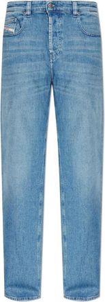 Diesel D-Macro-S8 Jeans - Heren - Regular Fit Jeans - Blauw - W34 L32 - Katoen - Jeans