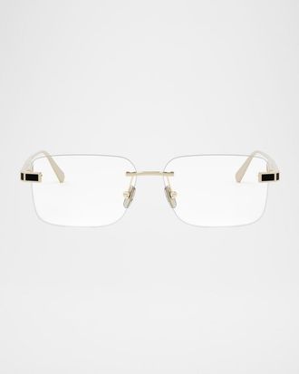 Bulgari Octo Rectangular Eyeglasses