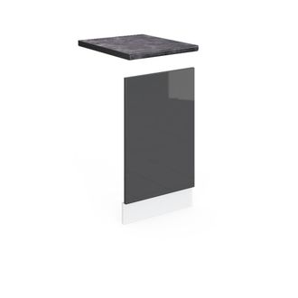 Vicco Panel Frontal R-line, Antracita Alto Brillo, 45 Cm, Et Antracita