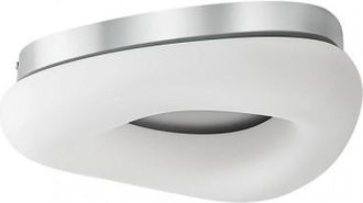 Fabrilamp Fabrilamp - Plafon Paris Pq 25w 3000-4000-6500k Blanco/plata 2125 Lm 9x34x27 Cm C/remoto, Memoria Y Reg.intensidad