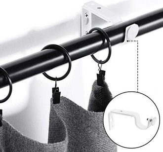 OEM Este Juego De 4 Soportes Para Barras De Cortina Es F&aacute;cil De Instalar, Tiene Una Alta Capacidad De Carga Y Es Adecuado Para Cortinas En El Hogar