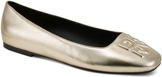 DKNY Darianne Ballet Flat in Platino at Nordstrom, Size 9.5