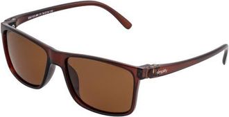 Simplify Ellis Polarized Sunglasses in Brown/brown at Nordstrom