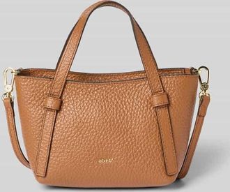 Abro Abro Handtasche mit Label-Detail Modell COSMO in Cognac, Größe 1