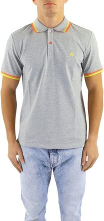 Peuterey Heren Garla Streetwear Melange - Heren - Polos - Grijs - S - Tops