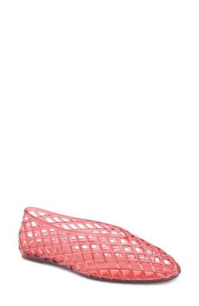 Dolce Vita Jam Jelly Flat in Coral Vinyl at Nordstrom, Size 10