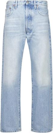 Valentino Garavani Lichtblauwe Regular Fit Denim Jeans - Heren - Regular Fit Jeans - Blauw - W30 - Denim - Jeans