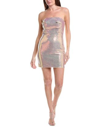 Rene Ruiz Strapless Bodycon Mini Dress