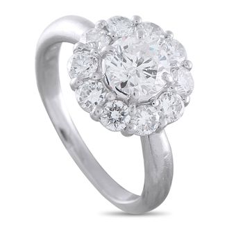 Luxury Bazaar Platinum 2.02ct Diamond Ring MF39-052126