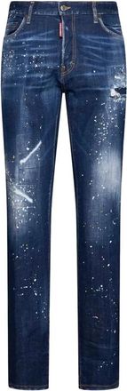Dsquared2 Slim-fit Jeans, male, Blue, Size: XL Stylish Jeans Pants