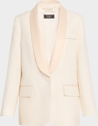 PESERICO Single-Button Smoking Jacket