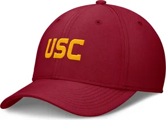 Nike USC Classic Nike Mens Dri-FIT College Hat in Red | NC0369WSCJ-HCF