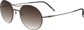 Silhouette Breeze Zonnebril - Dames - Zonnebrillen - Bruin - ONE Size - Accessoires