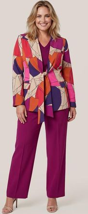 Mart Visser Hannah Print Blazer Plum / Multi Maxi