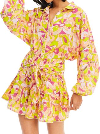 Allison New York Lilian Blouse In Tropical Flowers