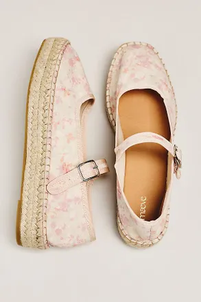 Maeve Mary Jane Espadrille Flats