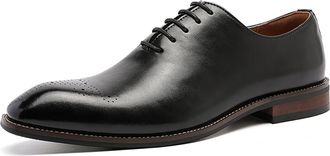 Generic Mens Dress Shoes Casual Business Formal Oxford Shoes,Black,10.5 UK