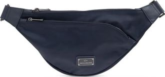 Paul & Shark half-moon belt bag - men - Nylon/Polyester/Calf Leather - OS - Blue