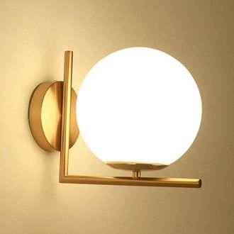 OEM Aplique De Pared Led De 1 Pulgada, Casquillo E27, Dise&ntilde;o Minimalista, Acero Resistente, Ideal Para Sal&oacute;n, Dormitorio O Pasillo