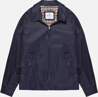 Aquascutum Mens Aquascutum Active Archival Mid Navy Blue Jacket