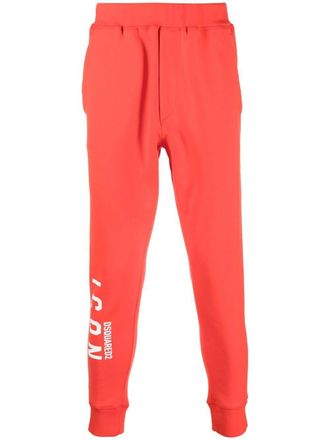 Dsquared2 Trainingsbroek met logoprint - Oranje