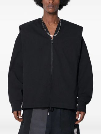 A.A. Spectrum zip-front jacket - men - Cotton/Polyester - M - Black