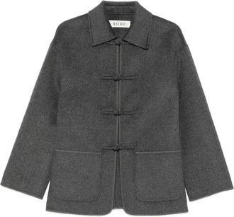 R&oacute;he Toggle Jas - Dames - Zomerjassen - Grijs - XS - Jassen