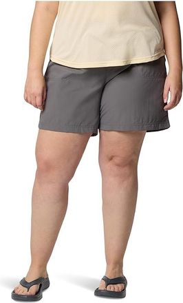 Columbia Plus Size Sandy Rivertm Shorts II Womens Shorts Grey : 1X 6, Nylon