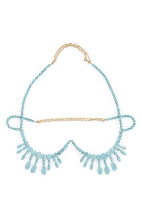 Cult Gaia Gabrie Bralette in Ibiza Turquoise at Nordstrom