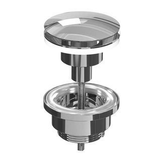 Bernacchini Stop&Go Afvoerplug klikwaste Chroom