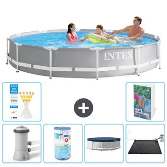 Intex Piscina Prism Frame Redonda - 366x76 Cm - 7-piezas S271