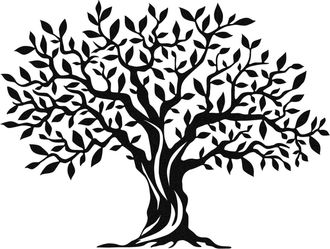 Jelmoli-Shop Wanddekoobjekt »Wallxpert Tree 69 x 52 cm Metall«