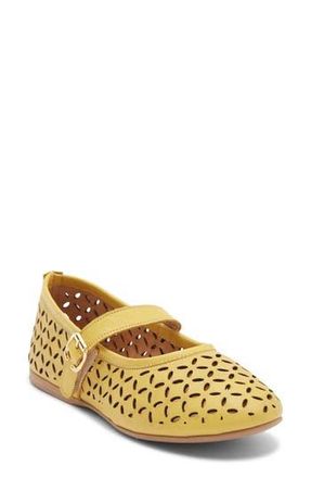 Bueno Kehlani Mary Jane Flat in Yellow at Nordstrom Rack, Size 10.5-11Us / 42Eu