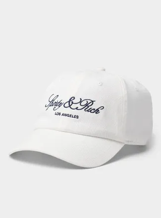 Sporty & Rich Mens Cursive logo cap