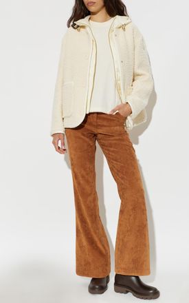 Moncler Hylesine Jacket With Vest, Womens, Cream