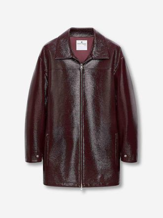 Courrèges Lacquered Zipper Jacket