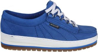 Mephisto Trendy Dames Sneaker - Dames - Sneakers - Blauw - 37 1/2 EU - Leer - Schoenen