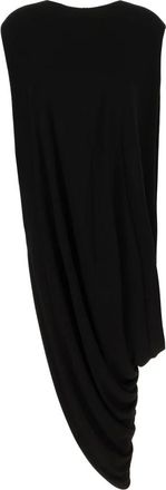Tom Ford Impossible Asymmetrische Top met Korte Mouw - Dames - Blouses - Zwart - S - Overhemden