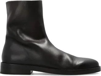 Mars&egrave;ll Schoenen, Heren, Bruin, 40 EU, Leer, Leren enkellaarsjes