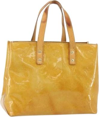 Louis Vuitton Pre-owned Tote Bags, female, Yellow, Size: ONE SIZE Pre-owned Vintage Leather Tote Bag