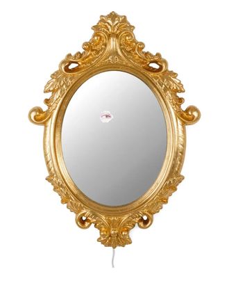 Seletti Specchio con finitura spazzolata - Oro