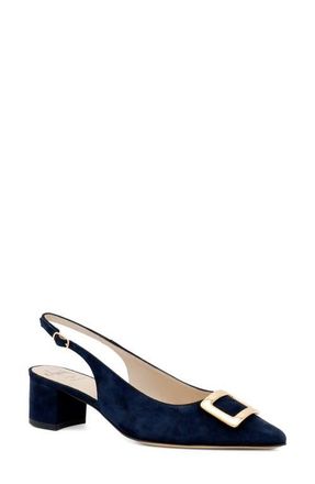 Amalfi By Rangoni Padrino Slingback Pump in Navy Cashmere at Nordstrom, Size 7.5