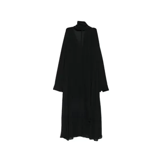 Toteme Scarf-detail V-neck Maxi Dress